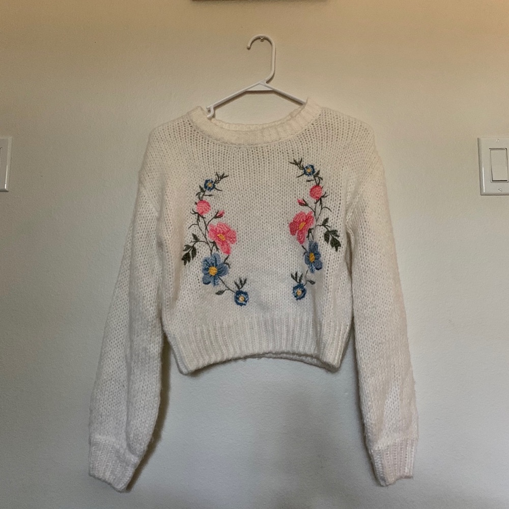 H&M Floral Sweater